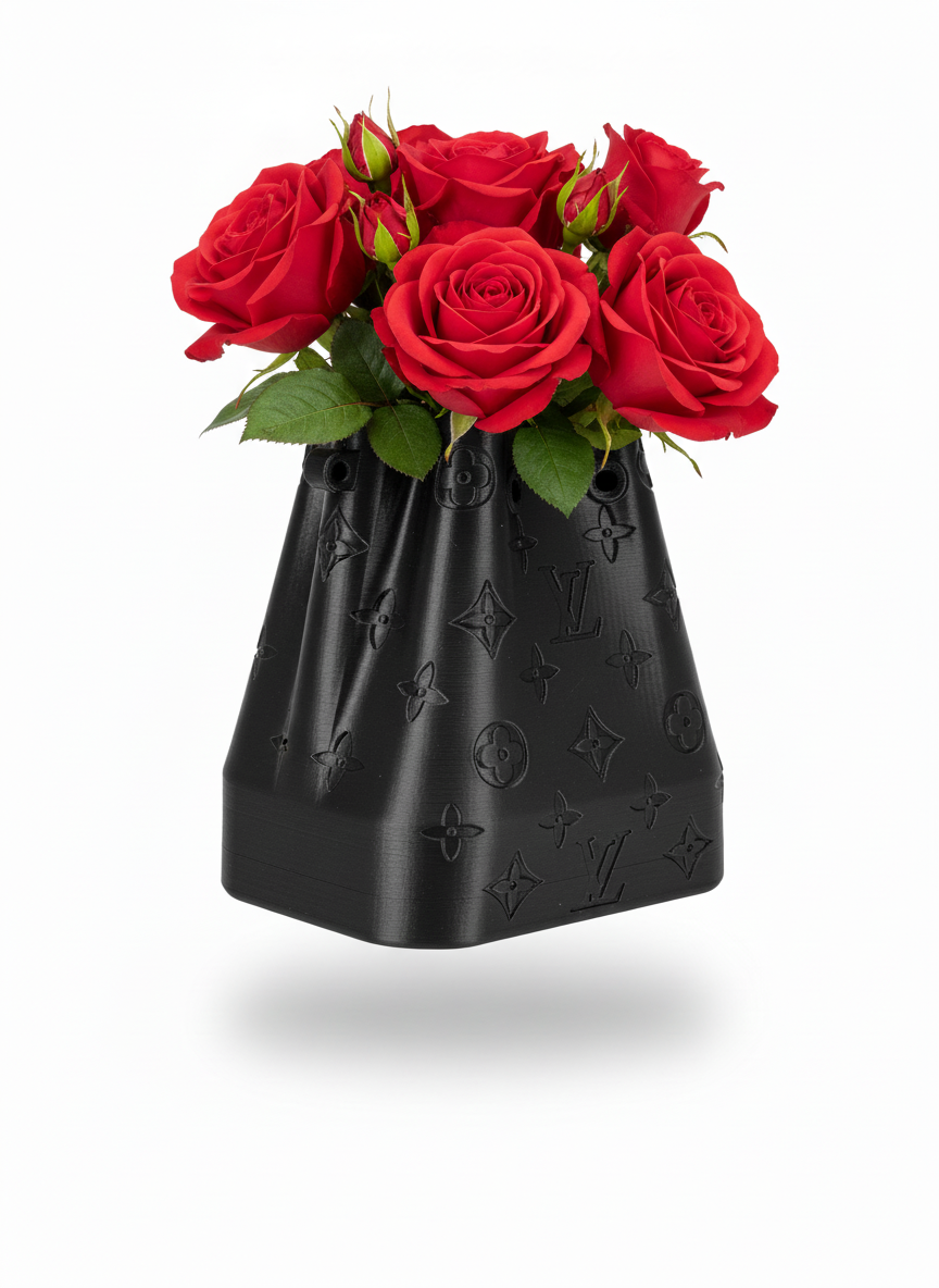 Luxury Monogram 3D Printed Designer Vase