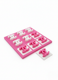 Luxe Tic Tac Toe Set – Designer-Inspired Coffee Table Game | Modern Home Décor
